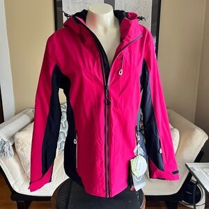 NWT Killtec Kow 104 Insulated Hooded Ski Jacket Dark Orchid